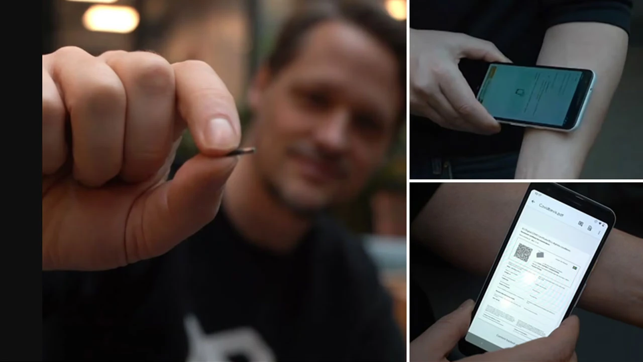 Derinin altında aşı pasaportu