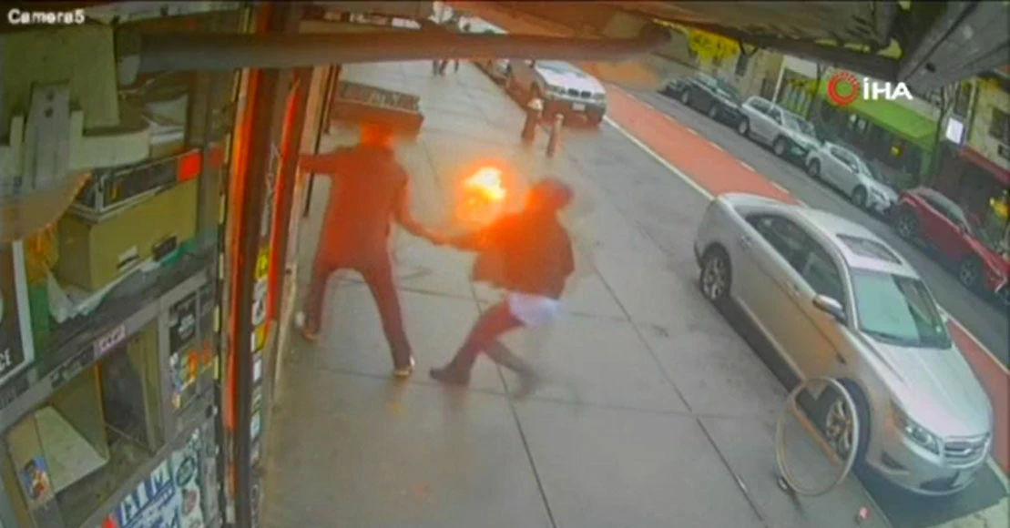 New York'ta markete molotof kokteylli saldırı