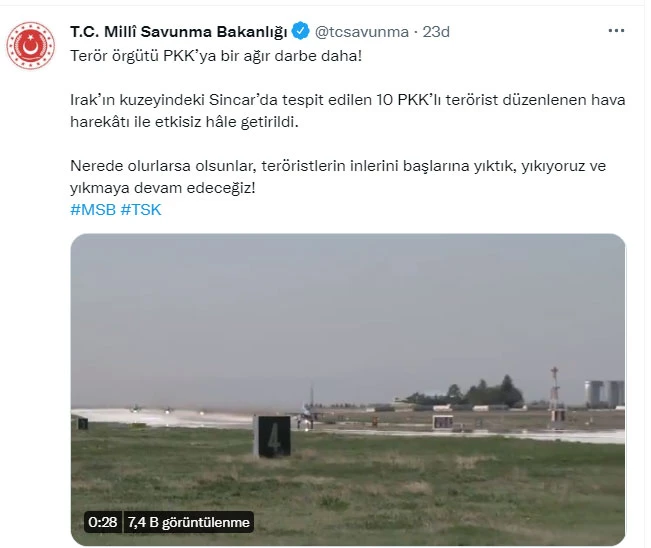 Son dakika... PKK'ya ağır darbe: 10 terörist öldürüldü