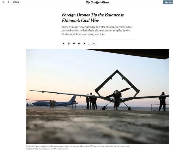 Etiyopya’da Bayraktar TB2 savaş bitirdi! İsyancılar geri çekilmek zorunda kaldı