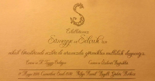 Davutoğlu, Sümeyye Erdoğan'ın nikah şahidi olacak