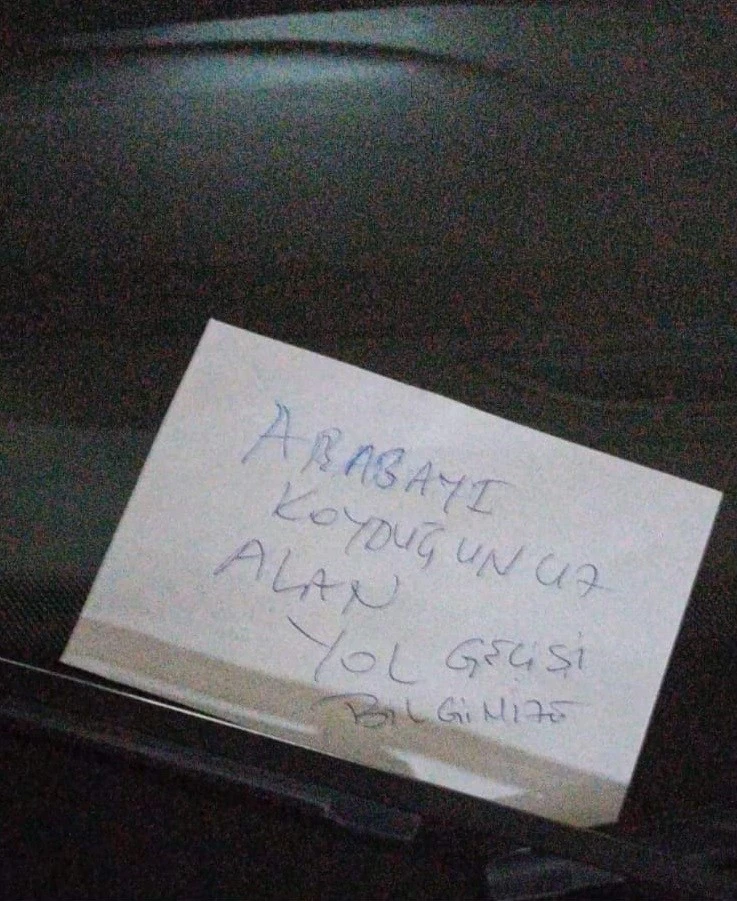 "Nazik bir not tehdit sayıldı"