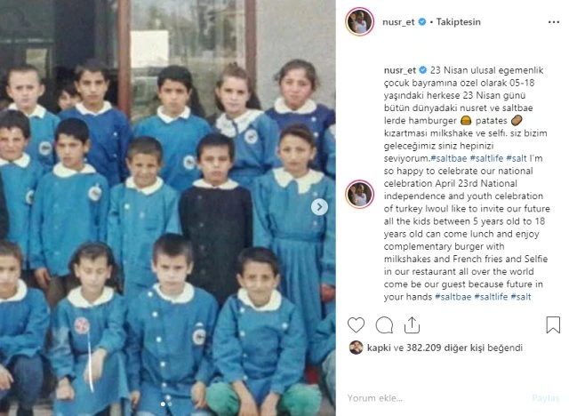 Nusret Gökçe'den 23 Nisan'da çocuklara büyük jest