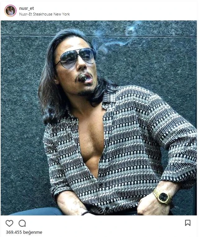 Nusret'in giyim tarzı sosyal medyayı salladı