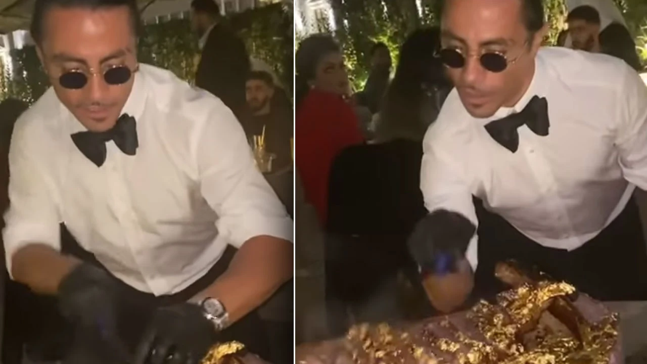 Nusret İngiltere'de gündem oldu: Biftek fiyatı dudak uçuklattı