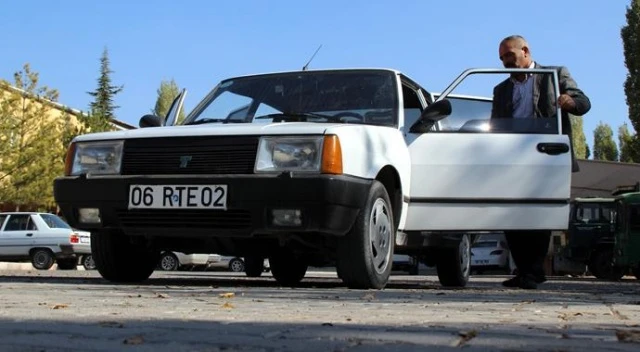 06 RTE 02 plakalı araca 300 bin lira istiyor