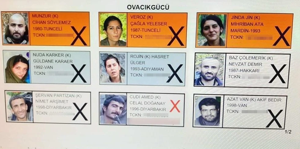 Eren operasyonlarında PKK'ya büyük darbe
