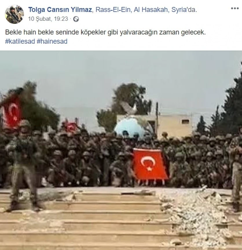 Şehit Tolga Can Yılmaz'ın son paylaşımı: "Bekle hain bekle"