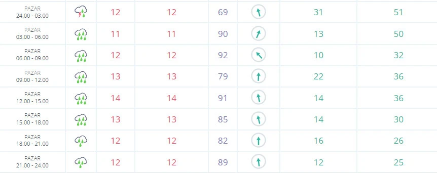 Son dakika! Meteoroloji'den İstanbul ve Trakya için kuvvetli yağış uyarısı (12 Aralık hava durumu)