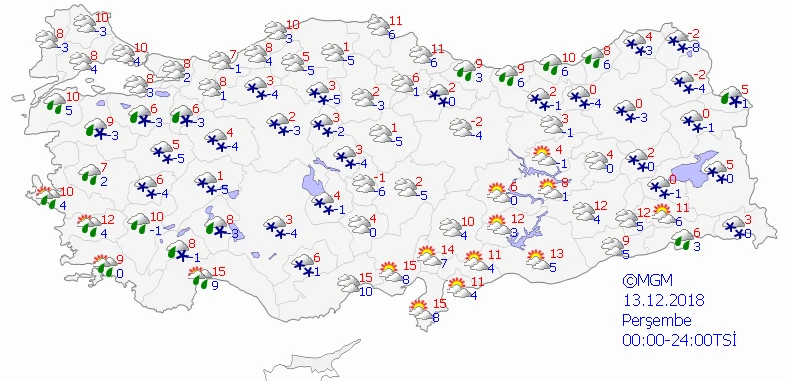 İstanbul'da kar yağışı başladı
