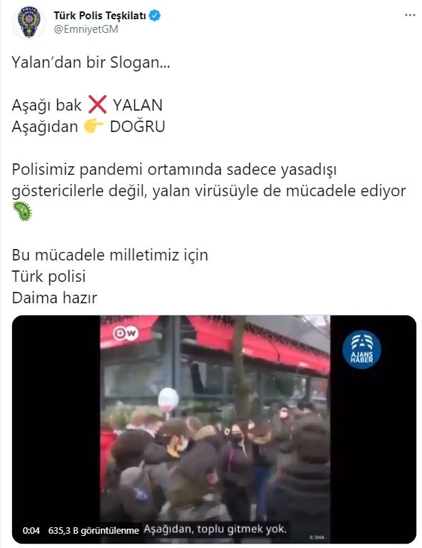 Provokatörler şimdi de algı peşinde: "Aşağı bak" yalanı deşifre oldu