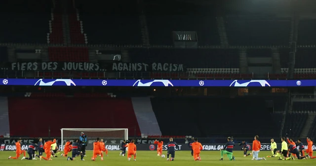 PSG ve Başakşehir’den ırkçılık protestosu