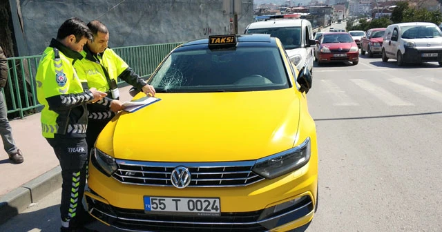 Samsun'da ticareti taksinin çarptığı yaşlı kadın hayatını kaybetti