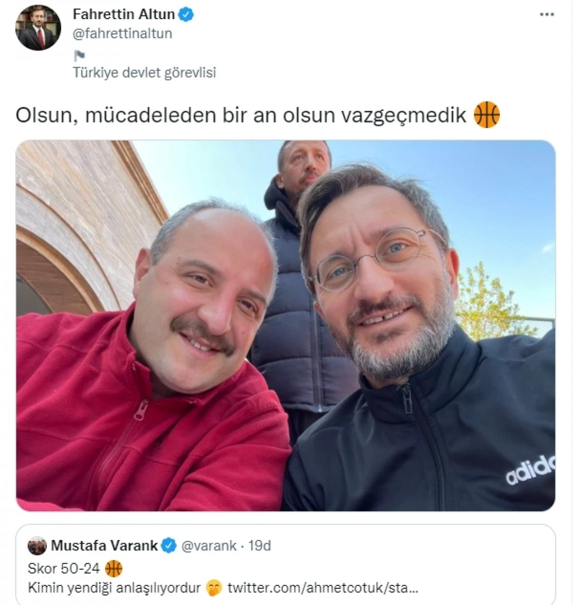 Cumhurbaşkanı Erdoğan'ın sabah sporunda neşeli anları