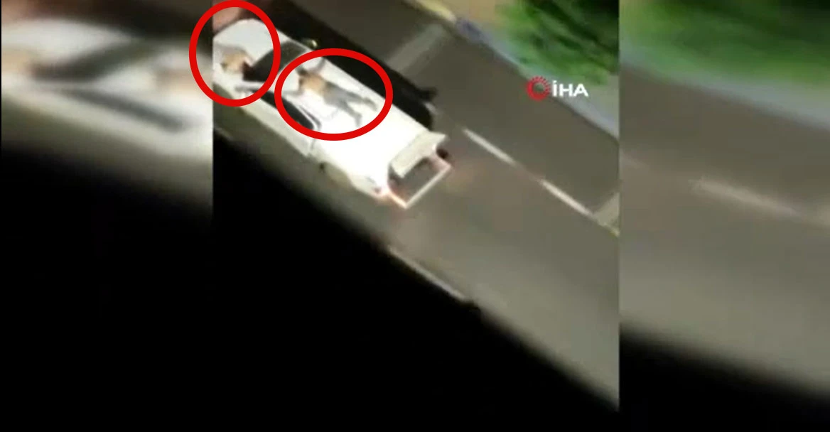 Brezilya'da akılalmaz soygun: Rehineleri arabalara bağladılar