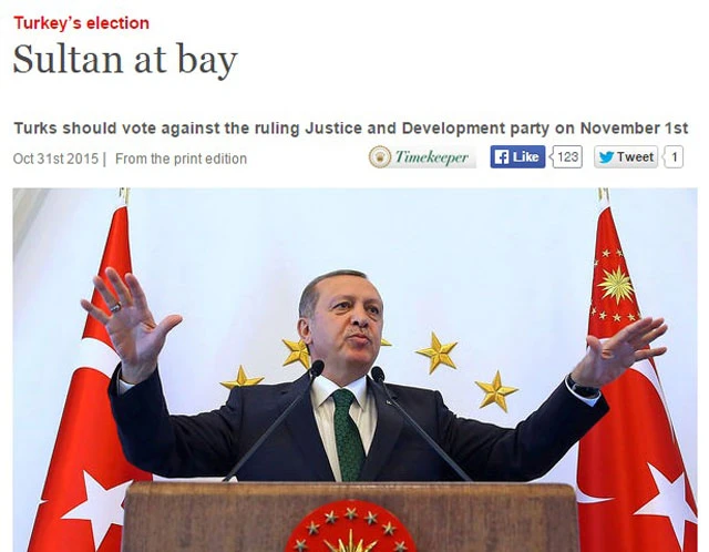 The Economist seçim öncesi yine sahnede