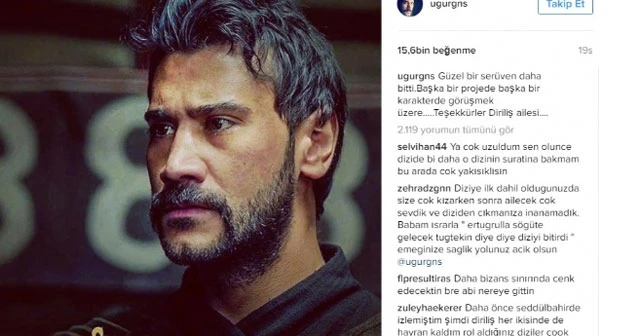 Diriliş Ertuğrul'da şok ayrılık: Uğur Güneş de diziden ayrıldı