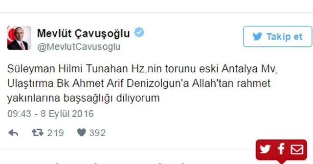 Ahmet Arif Denizolgun hayatını kaybetti