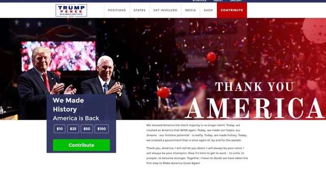 Trump Müslümanları hedef alan sözlerini kaldırdı