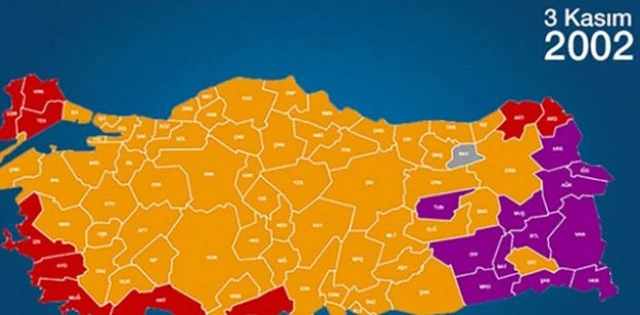 AK Parti 1 Kasım'da haritayı da değiştirdi