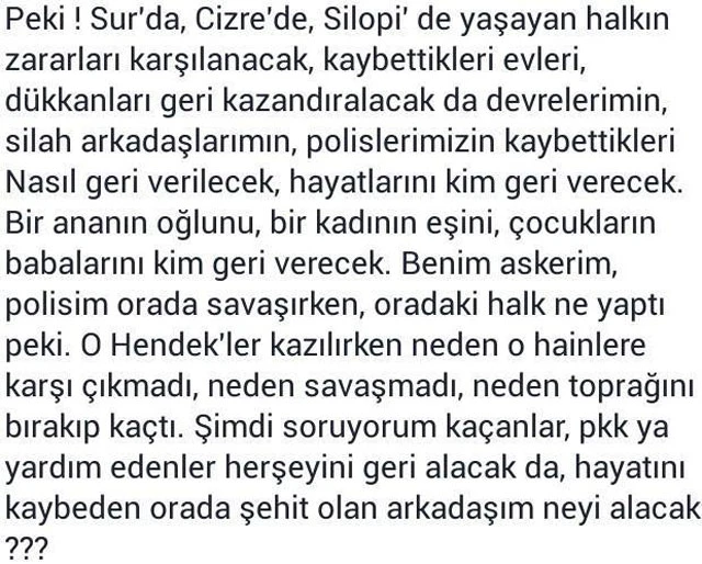 Şehidin son paylaşımları yürek burktu