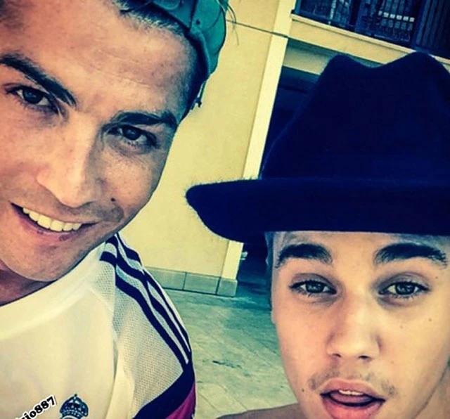 Ronaldo ve Justin aynı filmde