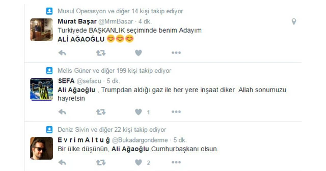 Trump ABD başkanı oldu, sosyal medya Ali Ağaoğlu'yla çalkalandı