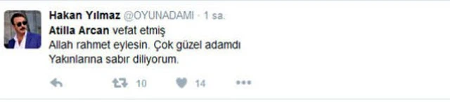 Ünlü sanatçı hayatını kaybetti! Cem Yılmaz duyurdu