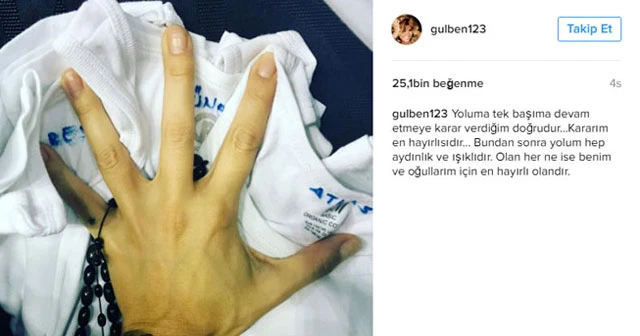 Gülben Ergen ile Erhan Çelik boşanıyor