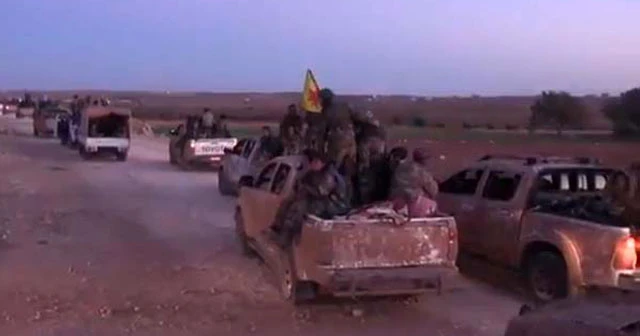 YPG'liler, Münbiç'ten işte böyle çekildi