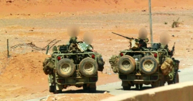 Suriye'deki İngiliz özel kuvvetlerin ilk fotoğrafları