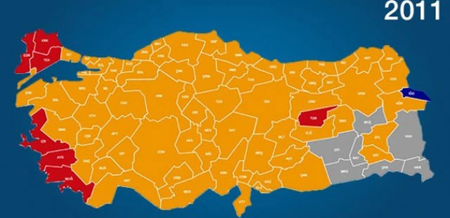 AK Parti 1 Kasım'da haritayı da değiştirdi