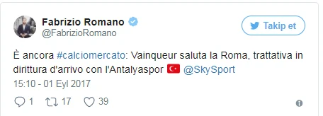 Antalyaspor'dan bir yıldız transferi daha!