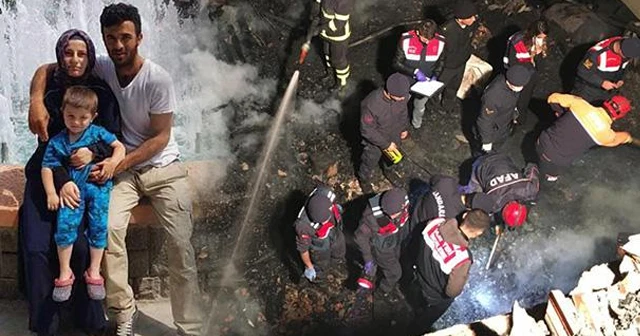 Sinop'ta 3 kişinin öldüğü belirtilen yangında 2 kişinin cesedi kayıp