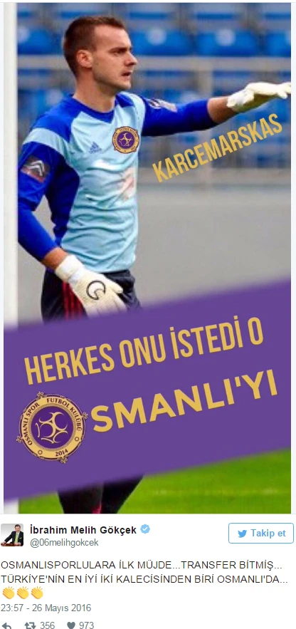 Osmanlıspor Zydrunas Karcemarskas'ı transfer etti