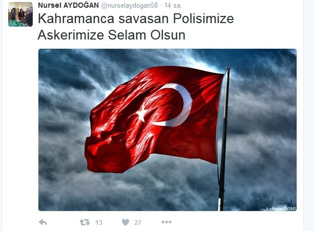 Ayyıldız Tim HDP'li Nursel Aydoğan'ı hackledi