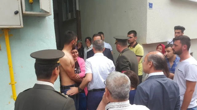 Şehit ateşi Samsun'a düştü! Şehidin akrabaları sinir krizi geçirdi
