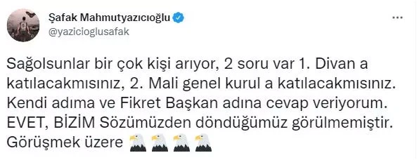 Fikret Orman yönetimindeki isimden flaş açıklama: Hesap sormaya geliyoruz