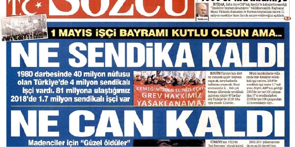 Halkçı değil gaspçı Sözcü