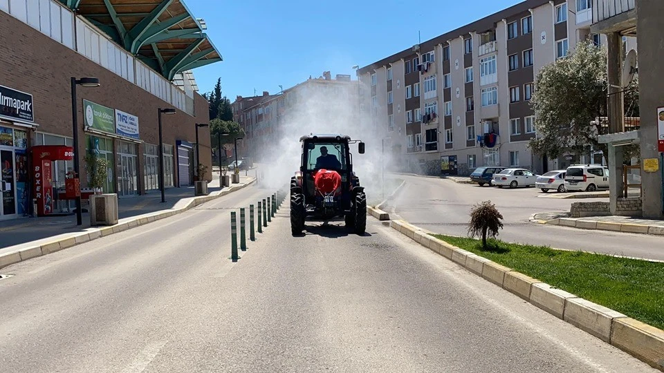 35 traktörle imece usulü dezenfekte