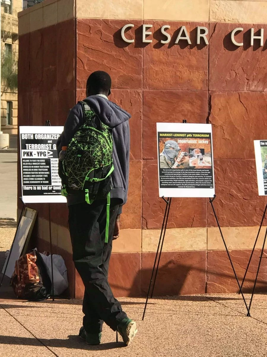 ABD'lilere, terör örgütü PKK'yı anlatan sergi