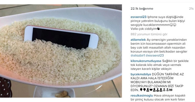 Esra Erol'dan teknoloji kurtarma yöntemi: Pirinç mucizesi!