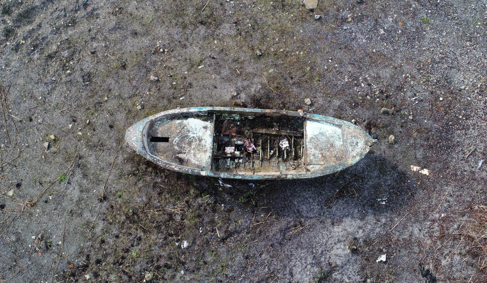 Terkos gölünde korkutan görüntü