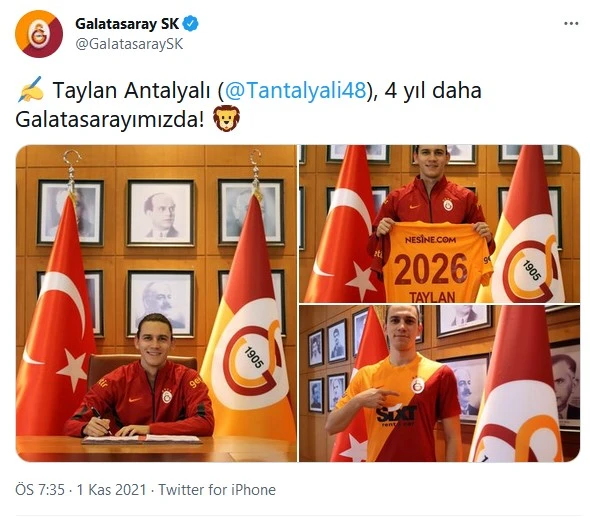 Galatasaray'da üç imza birden! Taylan Antalyalı, Christian Luyindama ve İsmail Çipe'nin sözleşmeleri uzatıldı