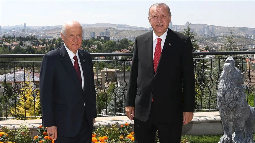 Cumhurbaşkanı Erdoğan ve Devlet Bahçeli arasındaki kritik görüşme tamamlandı