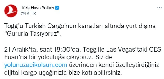 TOGG için tarih verildi: Las Vegas'ta görücüye çıkıyor