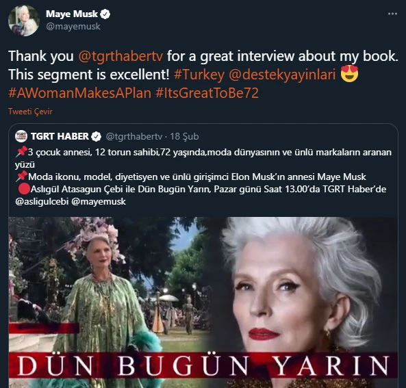 Elon Musk'ın annesi Maye Musk: Çocuklarımı yokluk içinde büyüttüm