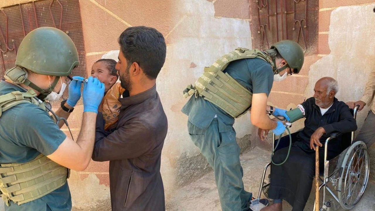 Türk milleti masumların yanında: Mehmetçikten şefkat eli