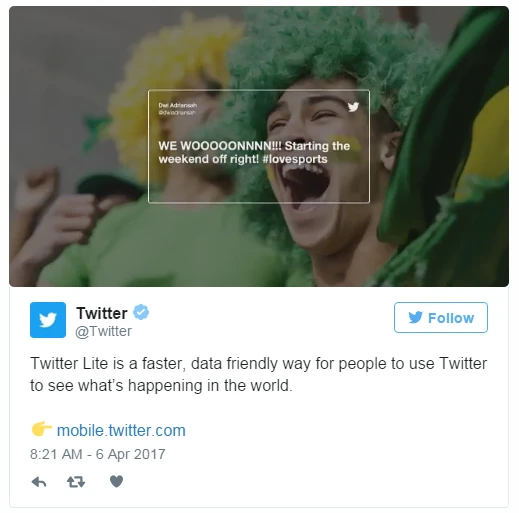 Twitter'dan yeni deneyim: Twitter Lite