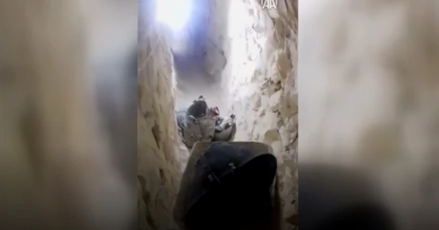 YPG/PKK'nın Münbiç'teki tünelleri görüntülendi